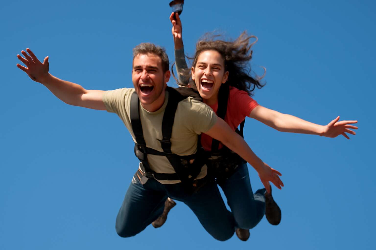 tandem bungee jumping