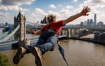 Experience adrenaline rushes with adrenaline-filled bungee jumping in London for daring thrill-seekers