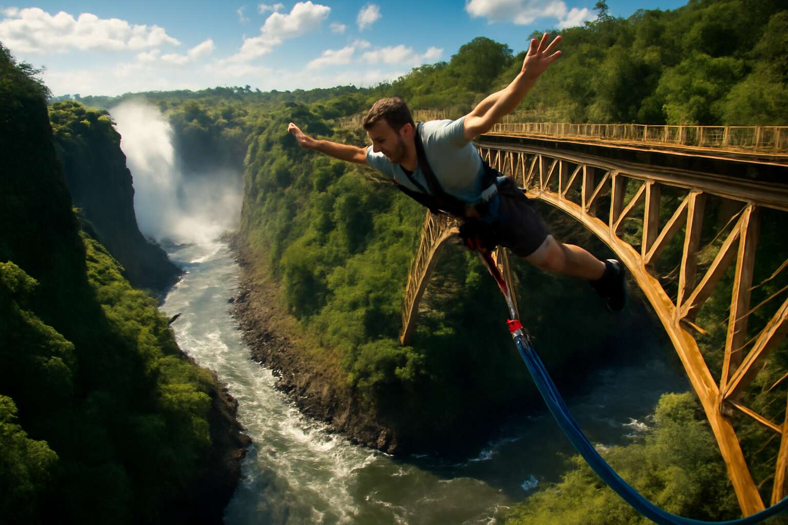 bungee jumping victoria falls