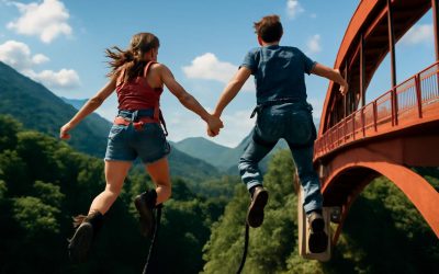 Experience Heart-Pounding Adventure with Unforgettable Couple Bungee Jumping Thrills