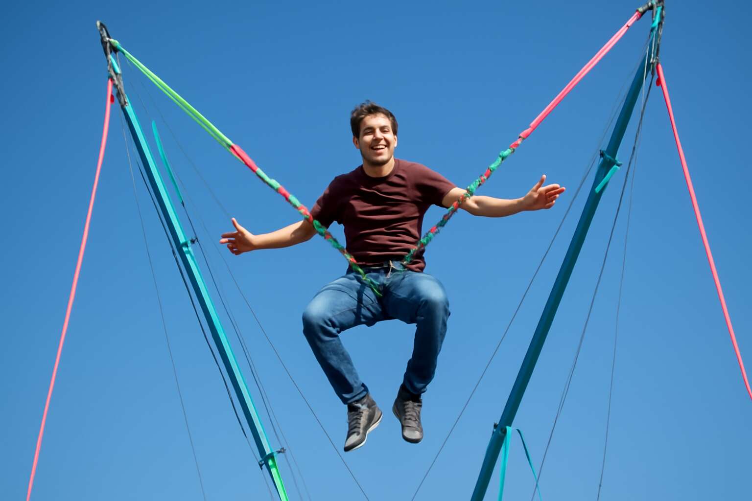 bungee jumping trampoline