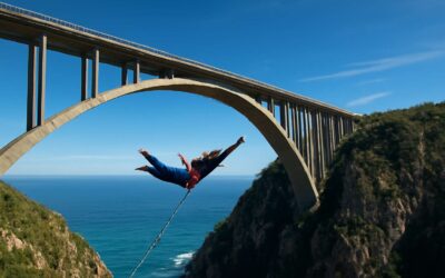 Sky-high thrills await: bungee jumping at bloukrans bridge for adrenaline seekers