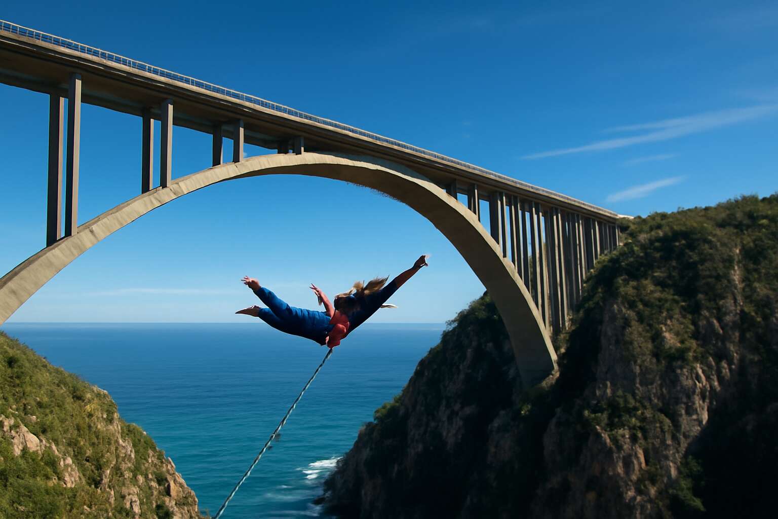 bungee jumping at bloukrans bridge