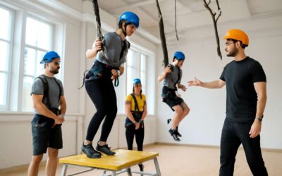 Feel the rush and train smarter with our bungee jumping exercise class.