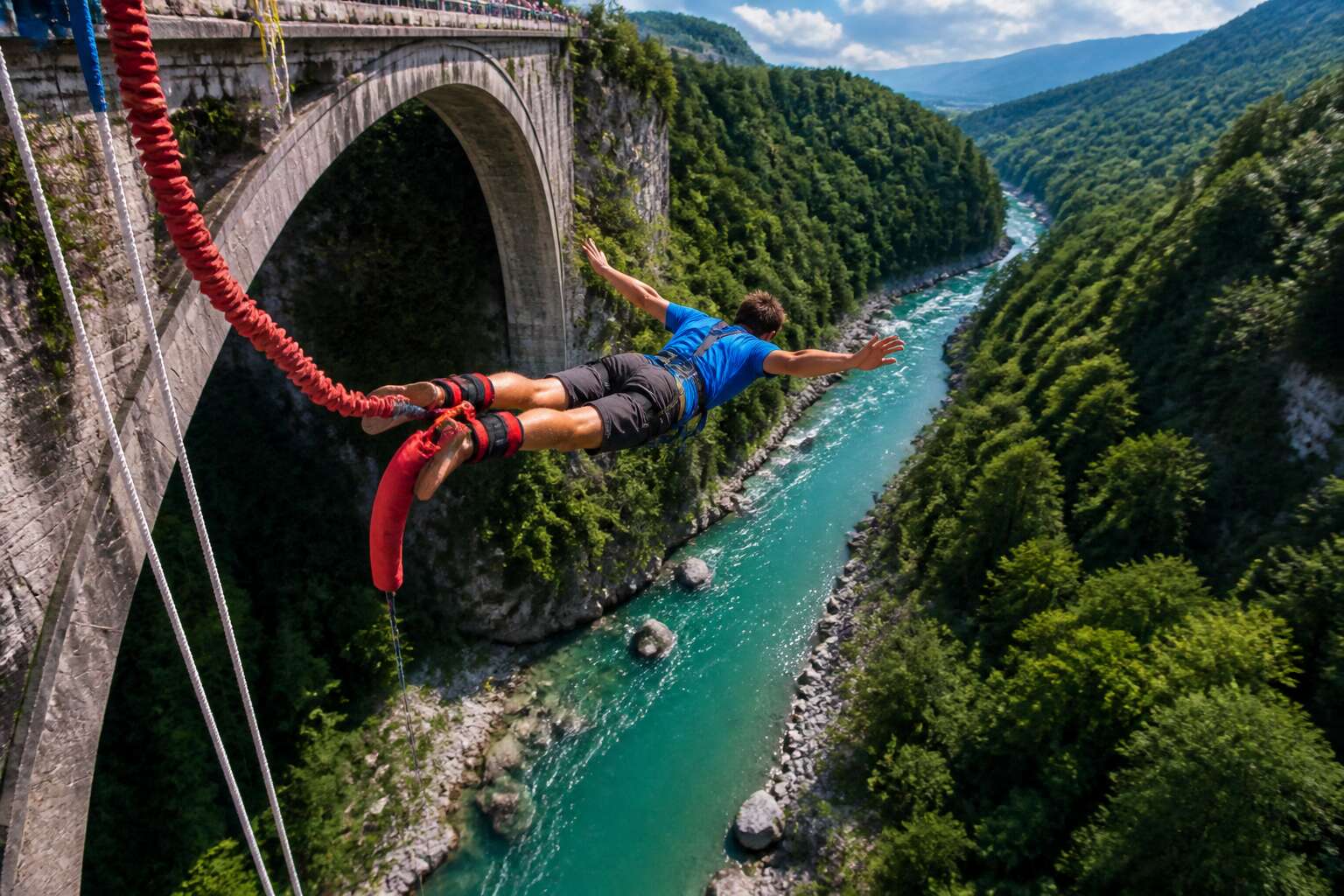 bridge bungee jumping