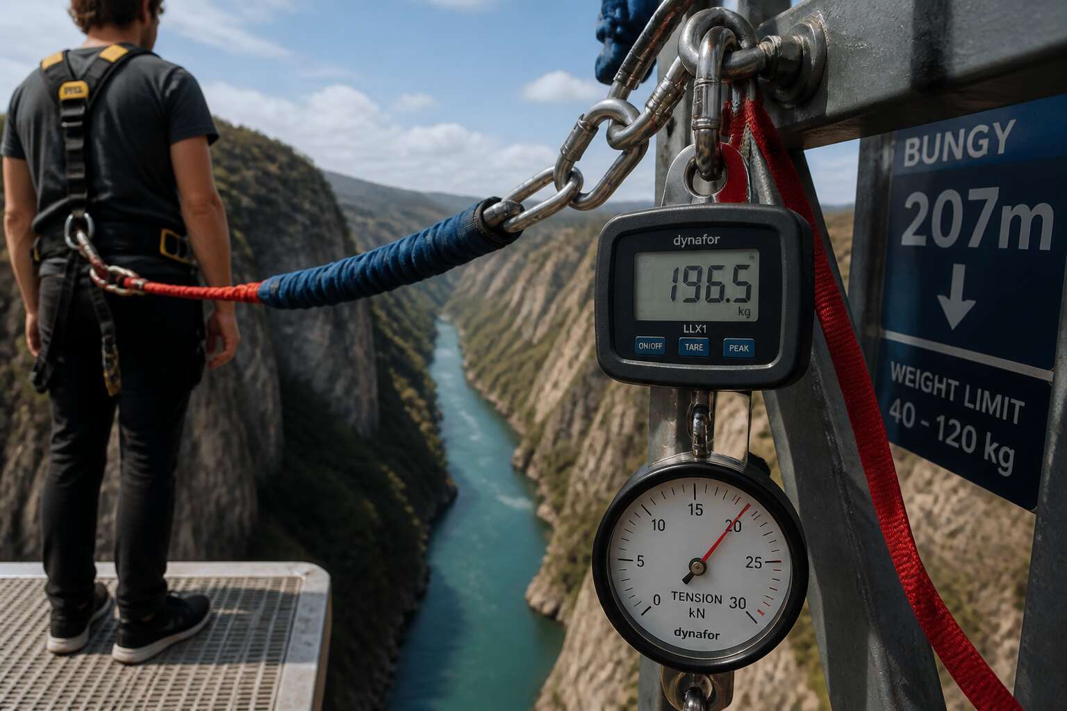 bungee jumping weight limit