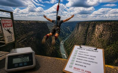 Know the weight limit on bungee jumping to avoid disappointment.