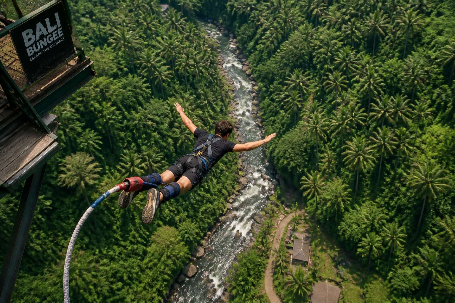bungee jumping bali